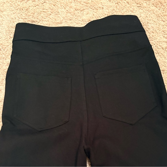 Quince Ultra Stretch Ponte Pull on Pants Black Straight Leg Size Small - Picture 11 of 12
